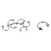Mixed Titanium Steel Body Piercing Jewelry Tongue Lip Eyebrow Nose Stud Belly Ring 85pcs/Set
