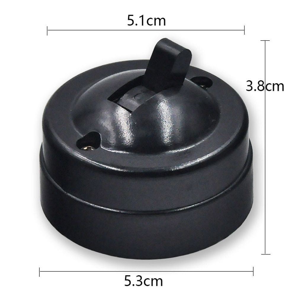 Retro 6A Old-fashioned Mounted Wall Single-control Switch Toggle Switch Button Switch Light