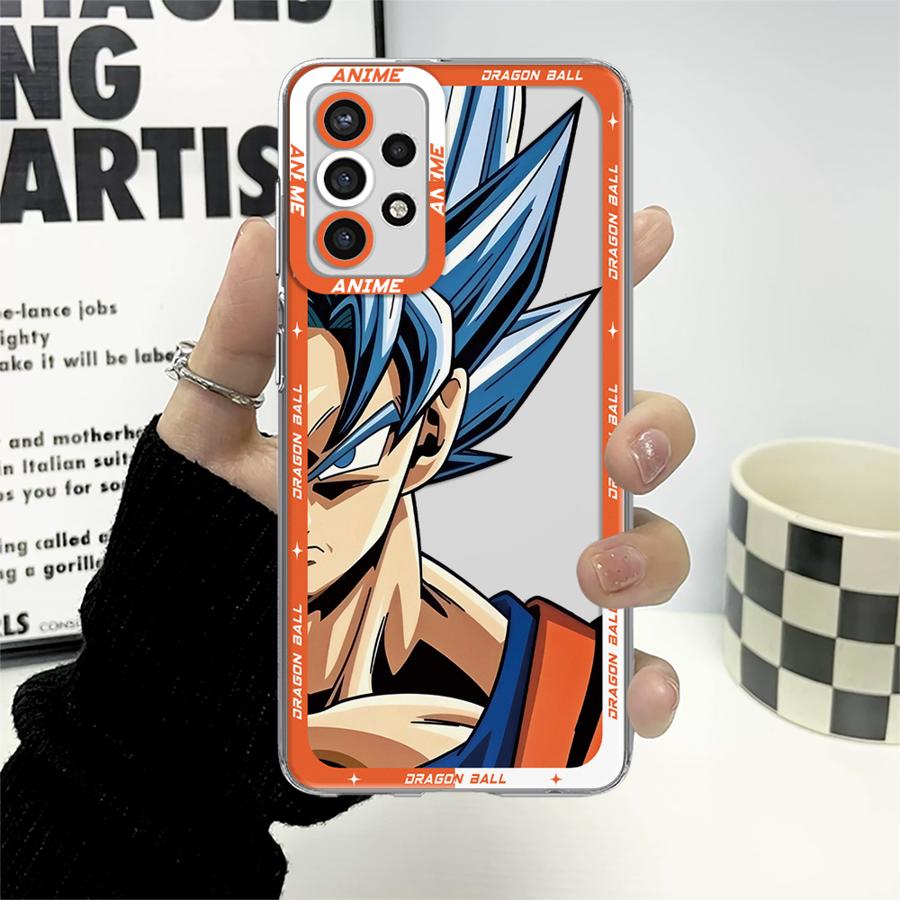 Чехол-бампер Мягкий чехол для телефона Dragon-Ball Goku для Samsung Galaxy A50 A52 A52s A21s A71 A72 A31 A32 A51 A12 A16 A17