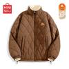 MINISO Men's Fleece-Lined Stand Collar Winter Jacket