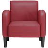 VidaXL Sofa Chair and Armrests Burgundy Red 54 Cm Faux Leather, Single Sofa, Comfort Sofa, Armchair of 4100532