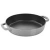 Staub Double Handle Frying Pan, Gray, 20cm, Cast Iron, Enamel, Induction Compatible, Officially Sold In Japan, 40511-660