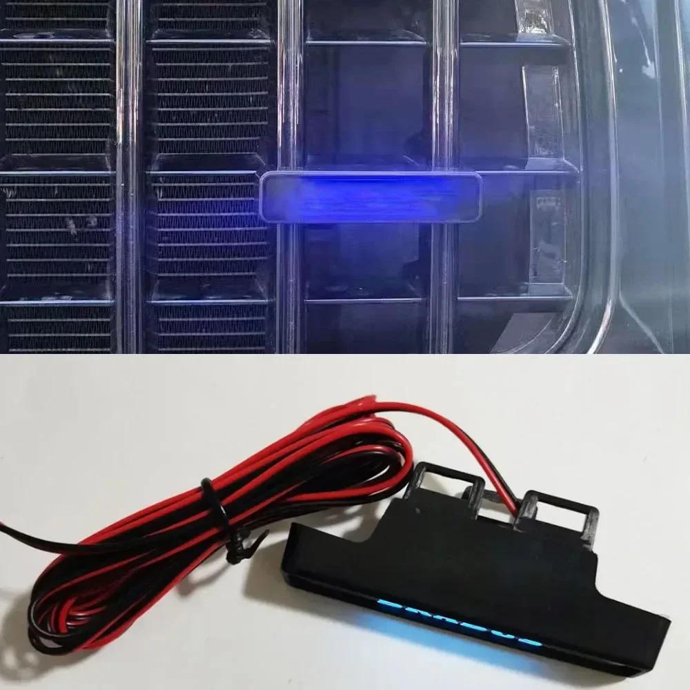 Светодиодный синий значок на решетку радиатора с логотипом Brabus, свет Brabus на решетку радиатора, светодиодная сетка, лампа подсветки салона для Mercedes Rocket G800 W463 W464 G900 G63