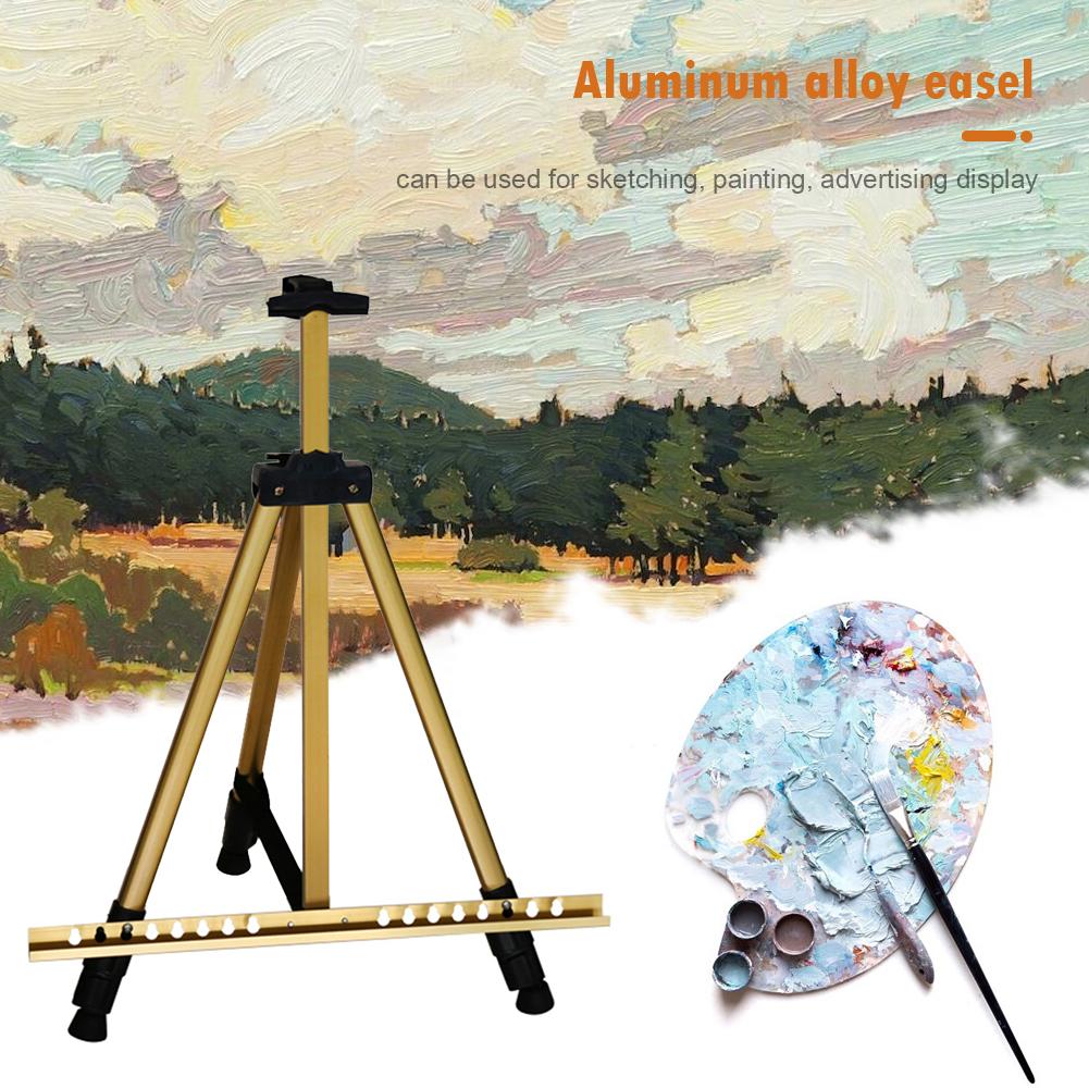 63 Inch Adjustable Aluminum Alloy Easel with Carrying Bag for Painting Drawing