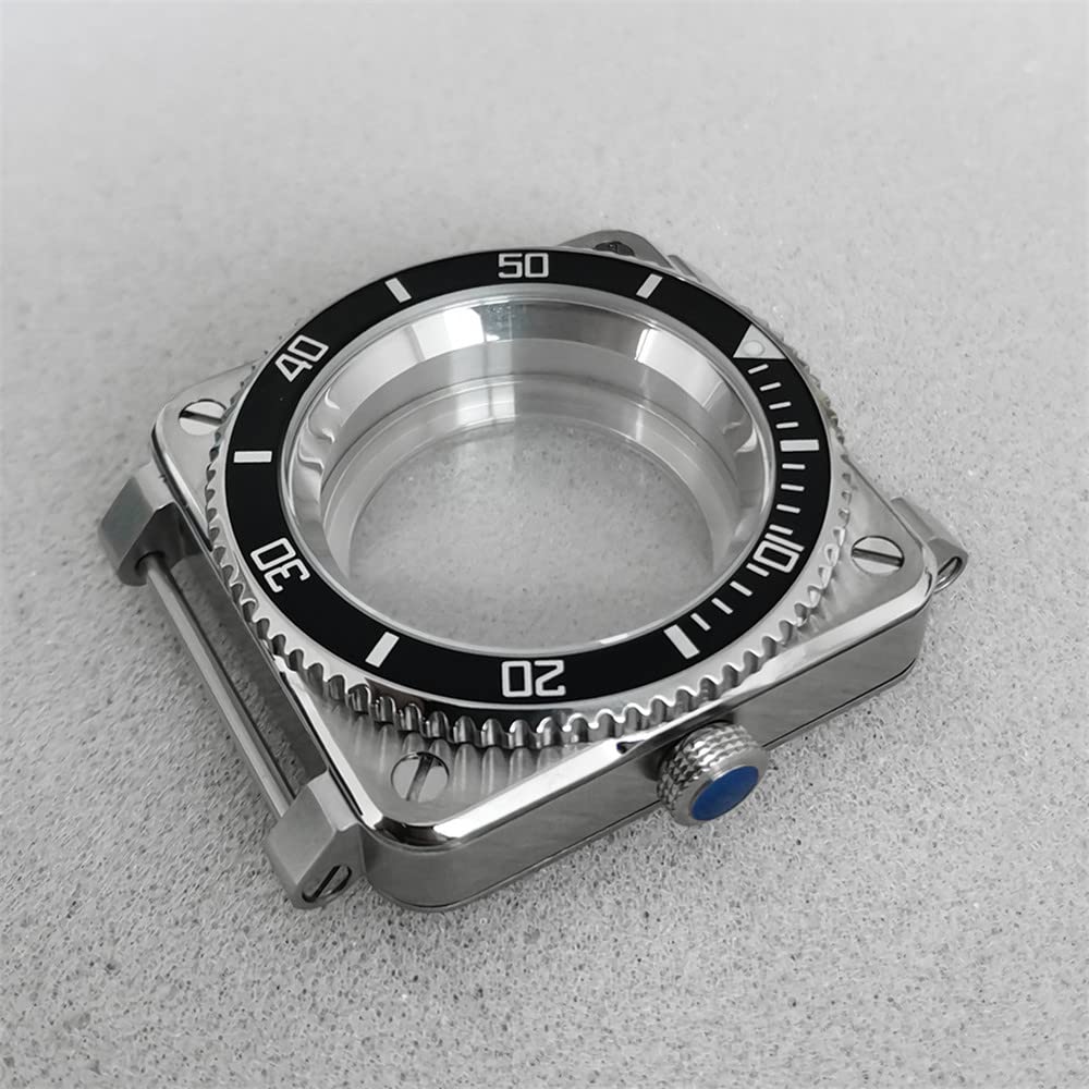 Waterproof Stainless Steel Sapphire Glass Watch Case Replacement Part for Movement NH35/NH36/4R