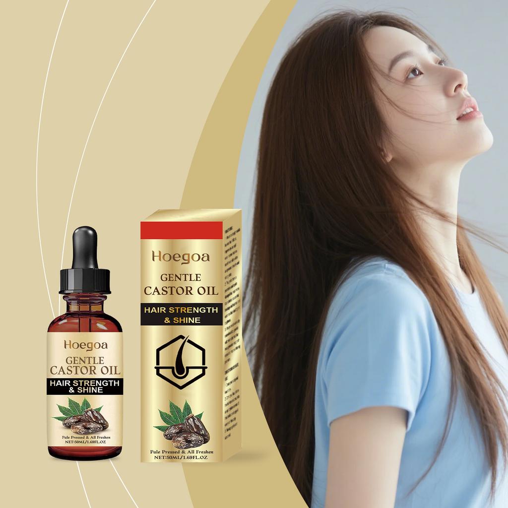Castor Hair Nourishing Oil, Strengthening and Smoothing Dry Hair