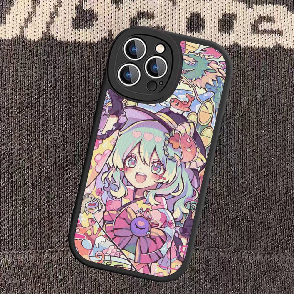 Classic Game Touhou Project Phone Case For IPhone 16 15 14 11 12 13 Pro Max Plus Back Leather Shell