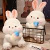 Autumn/Winter New Cute Bottle Rabbit Doll Plush Toy White Rabbit Pillow Birthday Gift Sofa Pillow Home Decoration