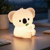 Rechargeable Tap Night Light, Touch Control Dimmable Bedside Lamp with Timer Function, Soft Sleep Lamp for Bedroom Nursery Decor