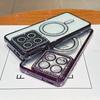 Прозрачный магнитный чехол с блестками и алмазами для Xiaomi 14T Redmi Note 14 Pro Plus, бампер с поддержкой беспроводной зарядки Magsafe