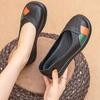 Genuine Leather Flats Shoes for Ladies Soft Slip On Loafers Female Casual Shoes Vintage Women Shoes