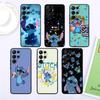 Чехол для телефона Stitch Cartoon Cute для Samsung Galaxy S24 S23 S22 S21 S20 FE S10 S10E Plus Ultra Pro Lite 5G Black TPU