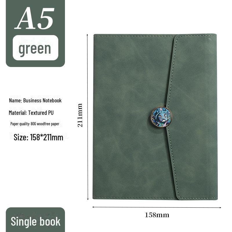 Подарочный набор из трехслойного блокнота формата А5 с индивидуальной гравировкой