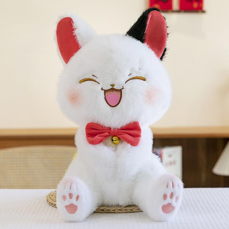 New Playful Animal Series Plush Toys Cute Fox Rabbit Cat Doll Children's Company Gift