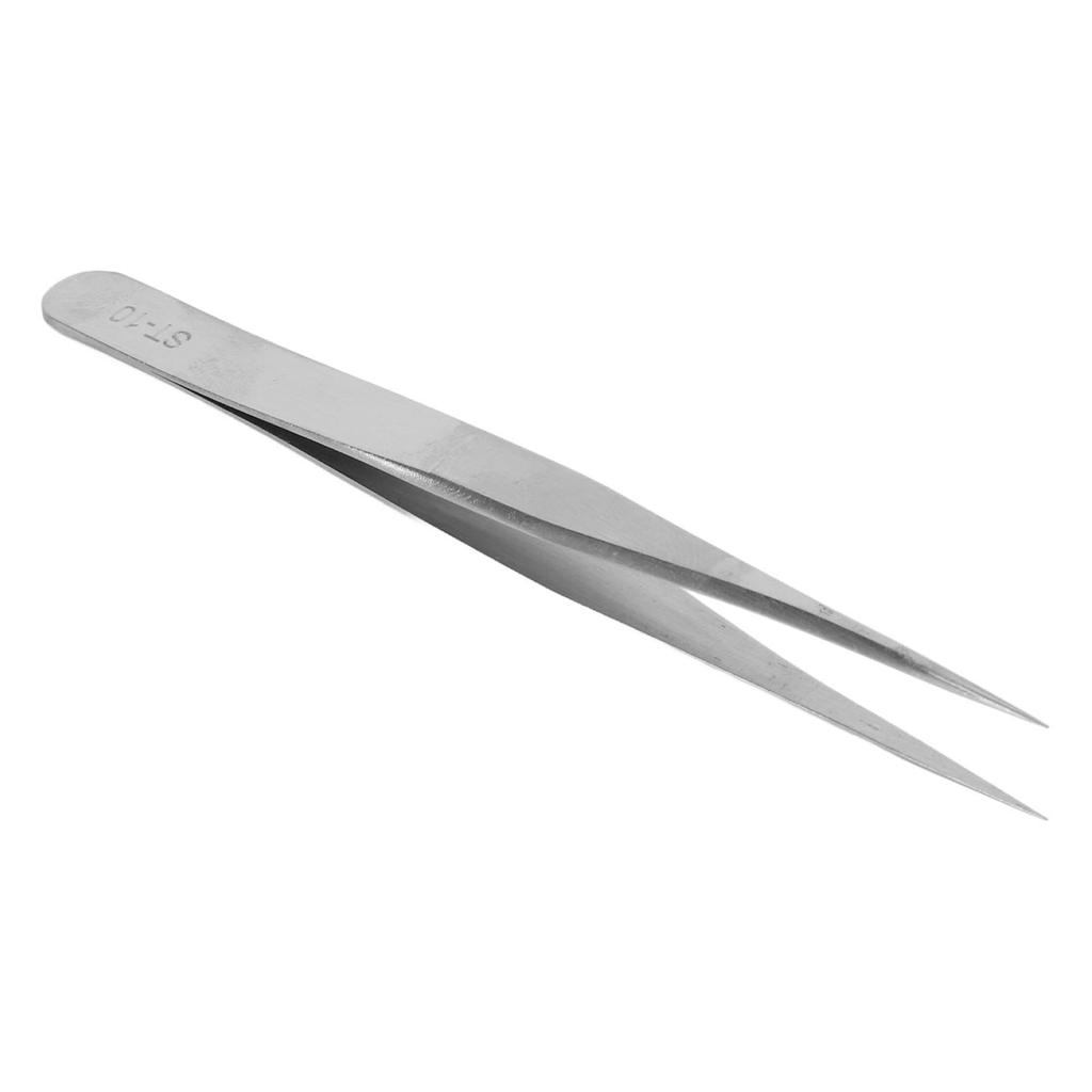 Stainless Steel Watch Repair Tweezers Precise Jewlery Pointed Tip Tweezers for Electronic Components