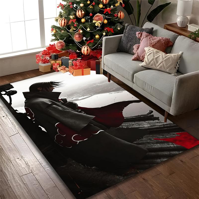 1pc Digital Printed Chair Rug for Home Office Use, naruto Carpet Appropriate for All Seasons, Soft Area Carpet