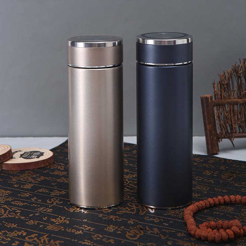 Термос из нержавеющей стали 304 для мужчин и женщин для бизнеса с фильтром. Изысканная простая автомобильная кружка.