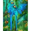 5D DIY Алмазная картина Животные Синие Птицы Полная круглая алмазная вышивка крестом
