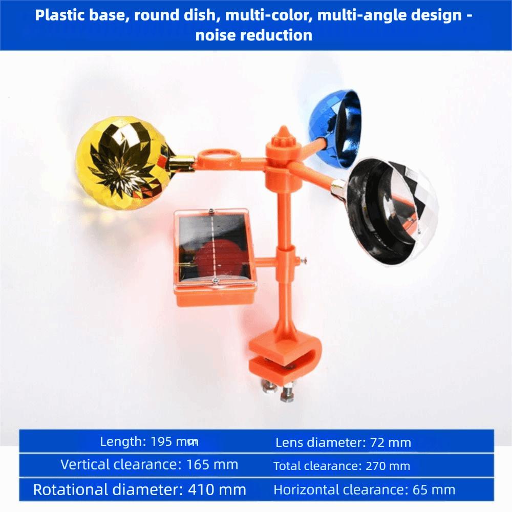 Weatherproof Bird Repellent Devices Outdoor Solar Powered Bird Chasing Artifact  Farm Orchard