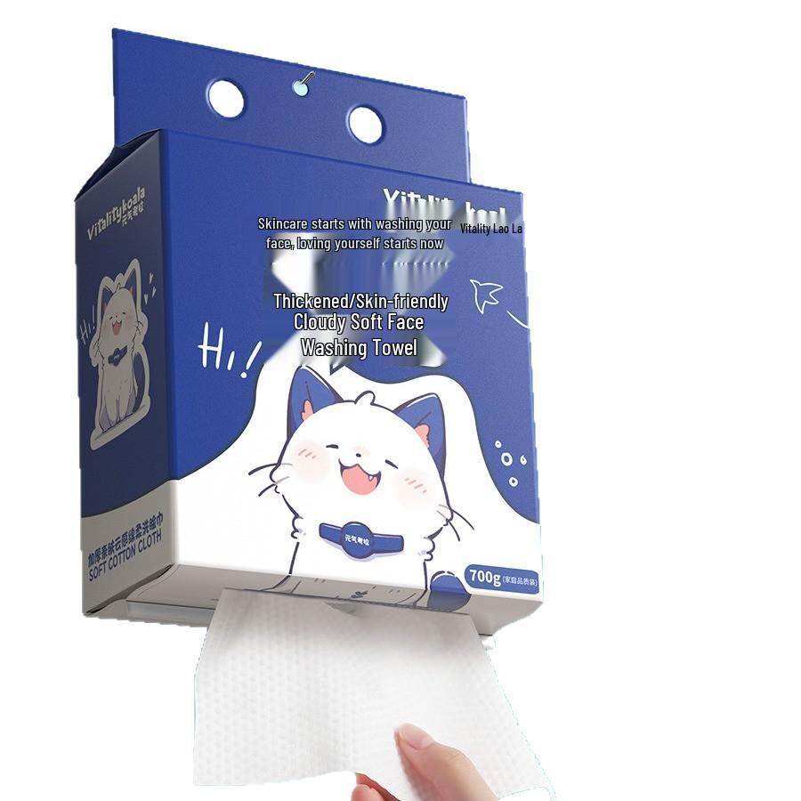 Wall-Mounted 100% Cotton Disposable Face Towel
