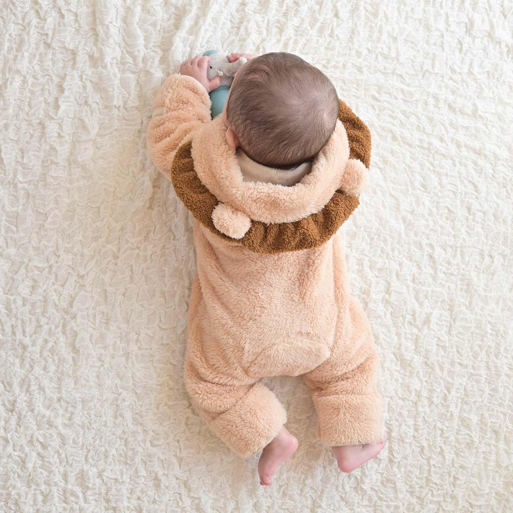 Mocmof Baby Plush Wolf Size 70 Clothes, Children's Clothes, Suit, Baby, 622-474190, (WOL),