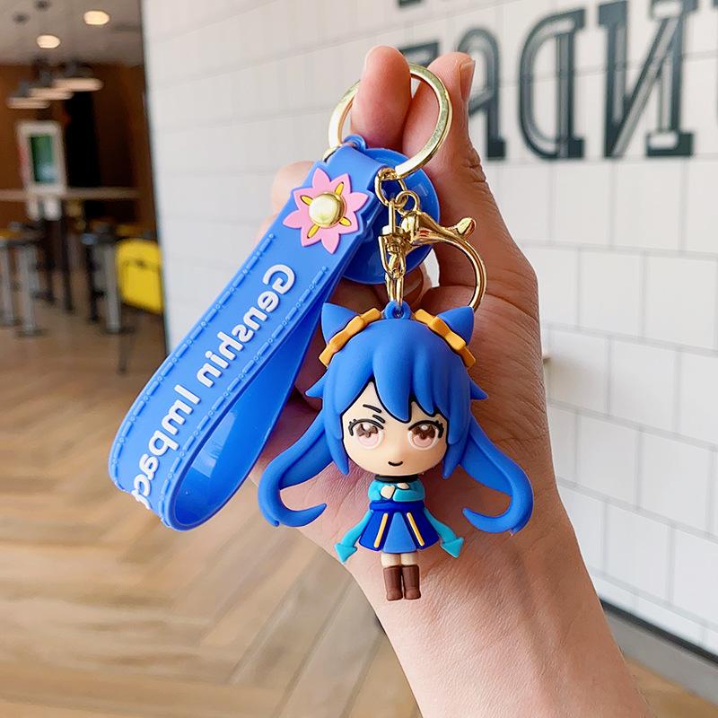 Брелок для ключей Eula Vision Of God для косплея, брелок для ключей унисекс, кулон, брелок, аксессуары, подарок