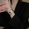 Gold Silver Color Zinc Zinc Alloy Cuff Bangles Europe American Style Exaggerated Bracelet  Gift