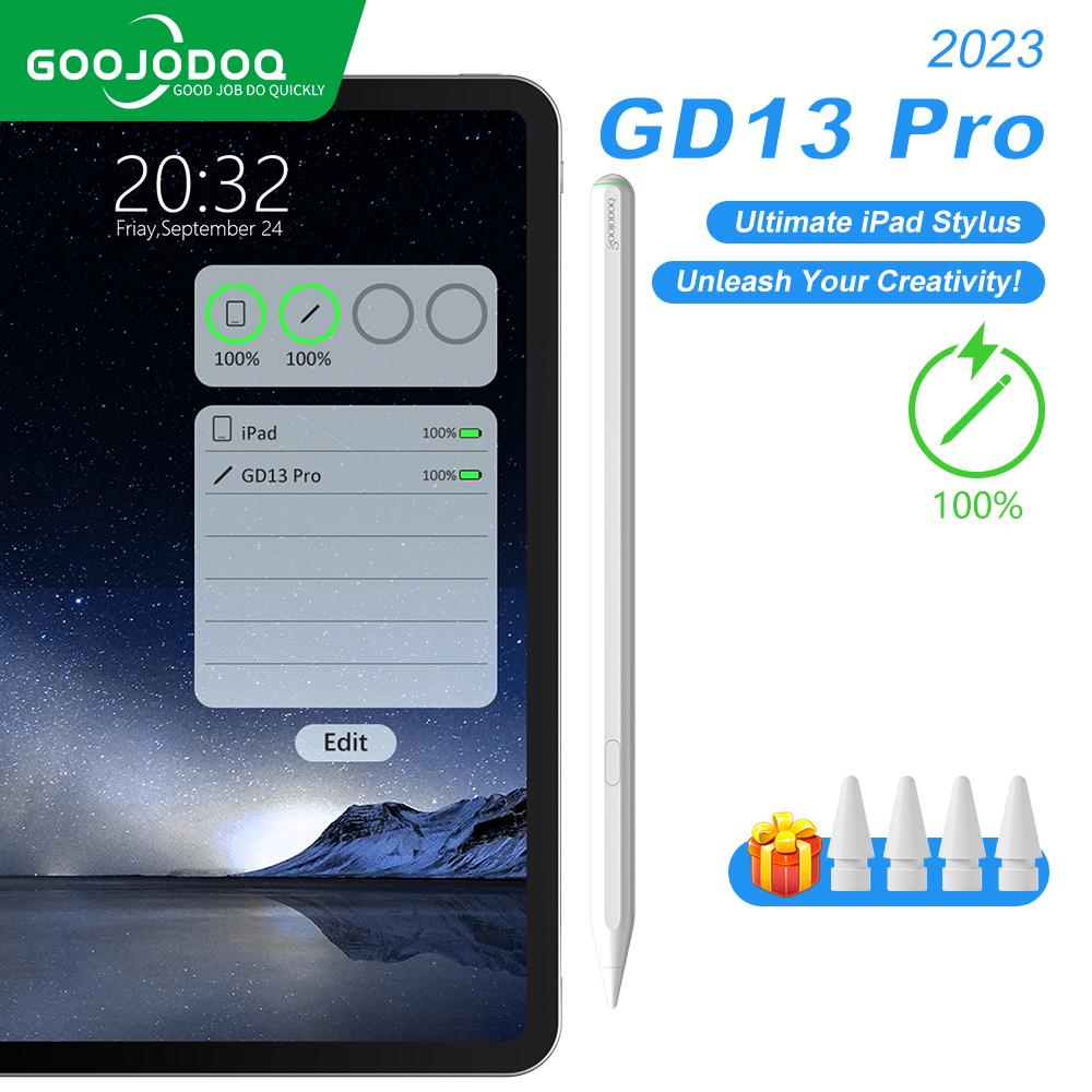 GOOJODOQ Для Pencil 2 Беспроводная зарядка iPad Pencil с распознаванием ладони для iPad Mini 6 iPad Air5 4 iPad Pro 11 12.9