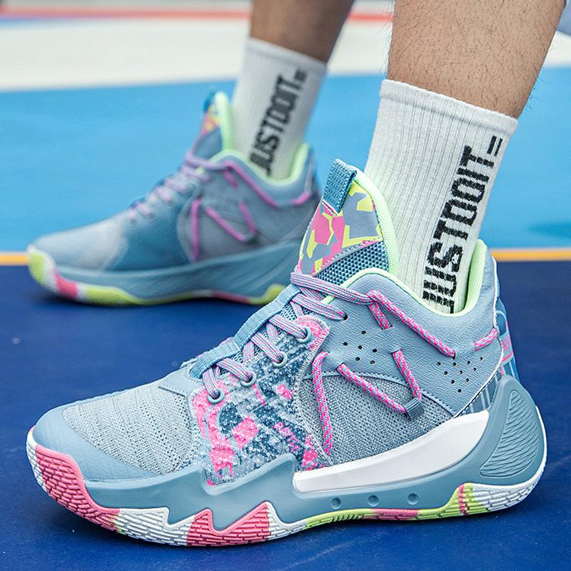 Модные мужские баскетбольные кроссовки с высоким верхом для парных кроссовок для мужчин и женщин 2024 года, новая мужская обувь для спорта на открытом воздухе, теннисные туфли, бесплатная доставка