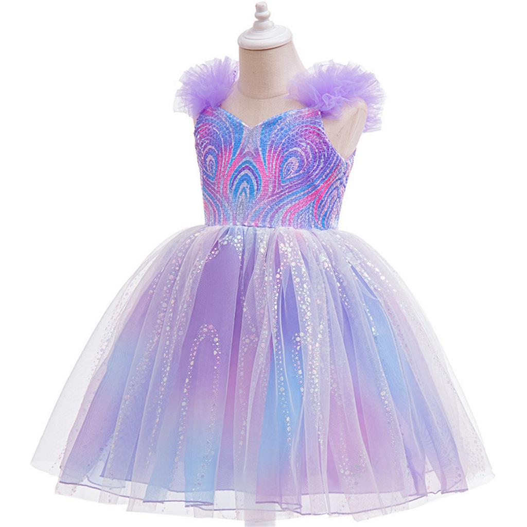 Косплей Платье Без рукавов V-образный вырез Платье с принтом