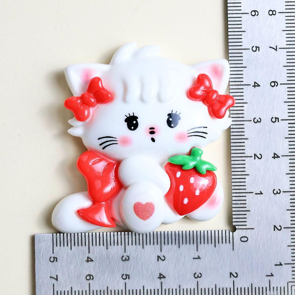 Kcal DIY Cartoon Animal Resin Accessories for Phone Cases, Hairpins, Hair Ropes, Keychains, and Jewelry.
