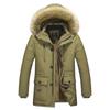 Winter Men's Cotton-padded Jacket Mid-length Coat European and American Men's Jackets Loose Plus Size Cotton Clothing