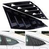 2018 Honda Accord Tenth Gen Carbon Fiber Rear Side Window Louvers - Adhesive Type