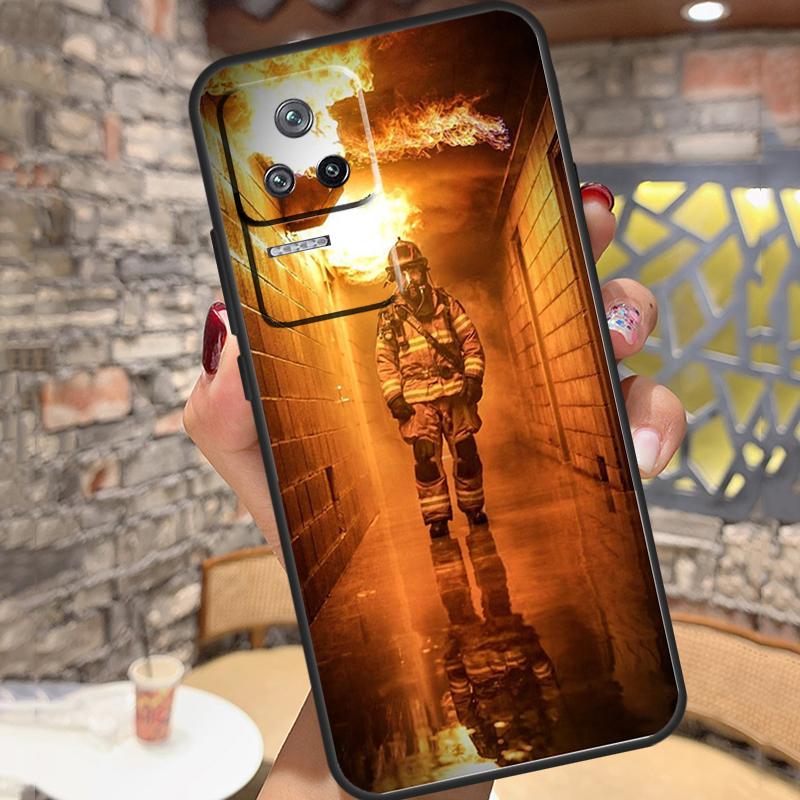 Чехол Пожарный Герой Пожарный Для Xiaomi 13 14 15 Ultra 11T 12T 13T 14T Pro POCO X7 Pro X3 X5 X6 M6 F5 F6 Pro