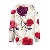 Women's Fashion Valentine's Day Printed Long Sleeve Cardigan Button Jacket