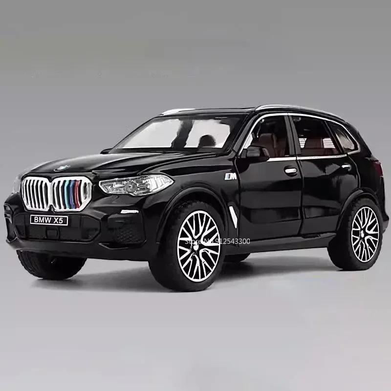 1:32 Scale M8 X5 Toy Alloy Diecast Car Model High Simulation Sound Light Pull Back Toys Vehicles Children's Interactive Toys