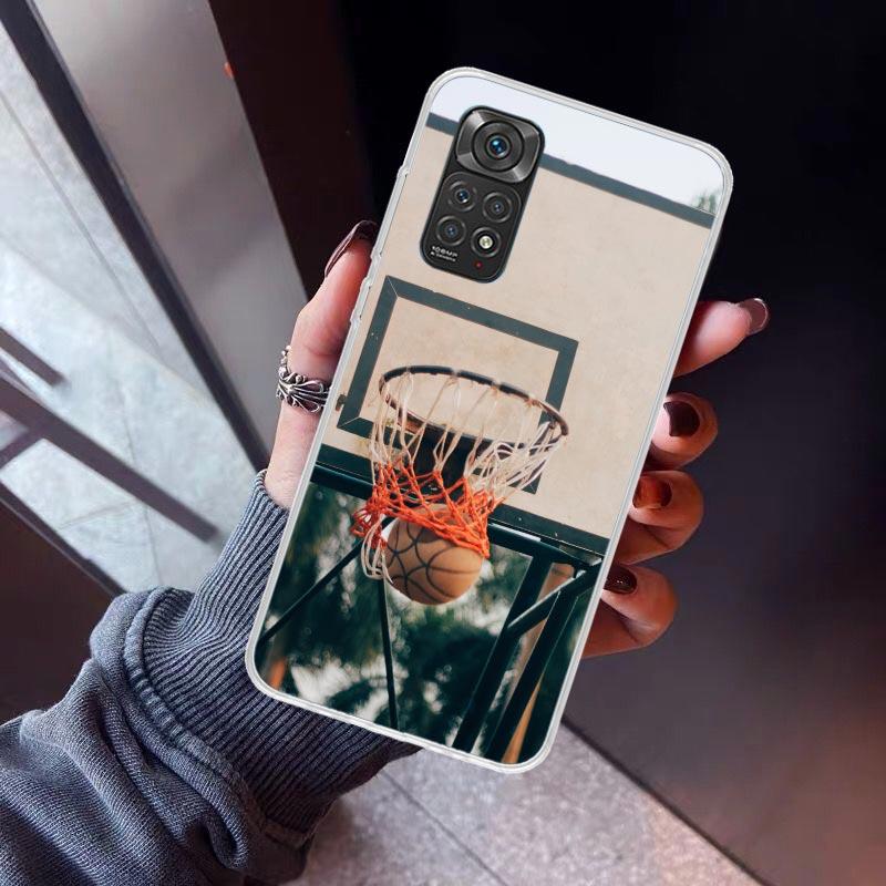 Basketball Basket Sports Phone Case For Xiaomi Redmi Note 15 14 14S 13 12S 12 Pro Plus 11S 11 10S 10 4G Cover 11E 11T 5G Print F