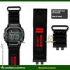 Сменный нейлоновый холщовый ремешок для Casio G-Shock GMW-B5000 Металлические квадратные часы - Спортивный водонепроницаемый регулируемый ремешок Аксессуар