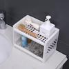 Desktop Organizing Rack Pp Household Storage Rack Cosmetics Storage Rack White/Blue/Pink For Desk Organization Household Bedroom