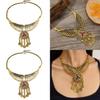 Inspired Ethnic Vintage Coin And Tassel Necklace With Wing Design Daily For