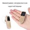 LONG-CZ J8 Компактная Bluetooth-гарнитура с заушиной для телефона с поддержкой нескольких языков