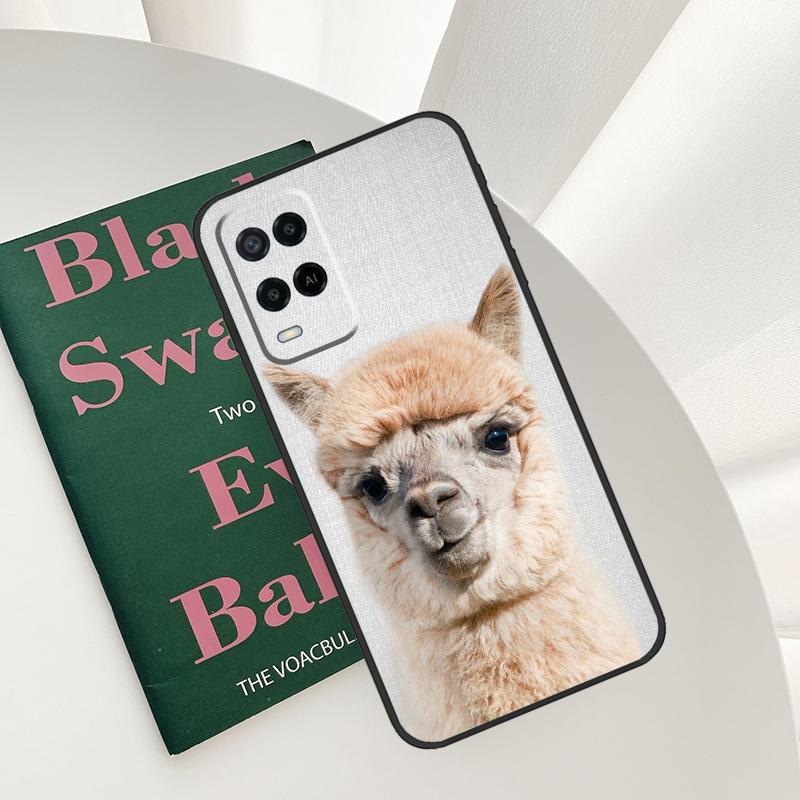 Lama Llama Alpaca Case For Oppo A15 A16 A17 A52 A72 A76 A96 A54 A74 A94 A54S A57S A58 A78 A98 A57 A77 Cover
