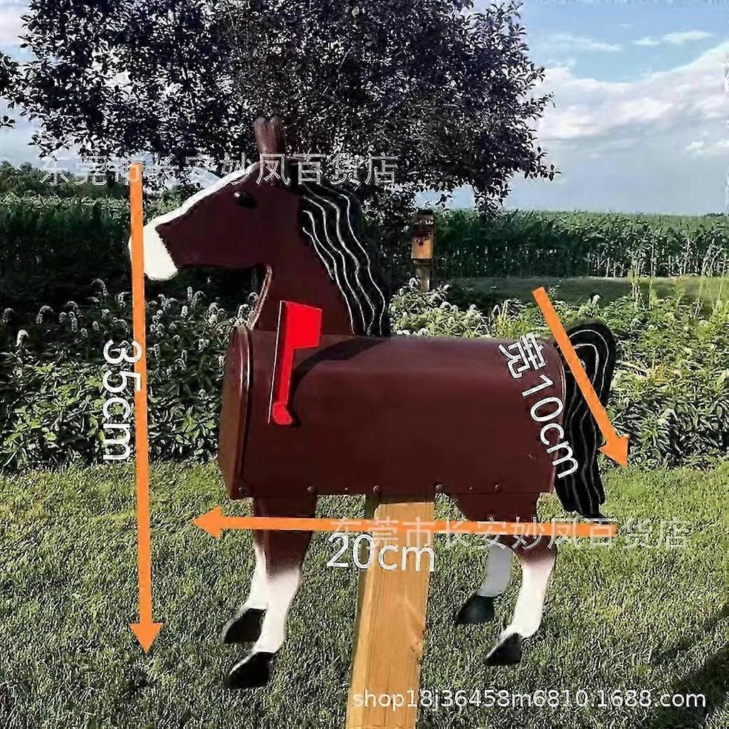 Metal Animal Mailbox Farm Animal Mailboxes For And Outside Garden Decor