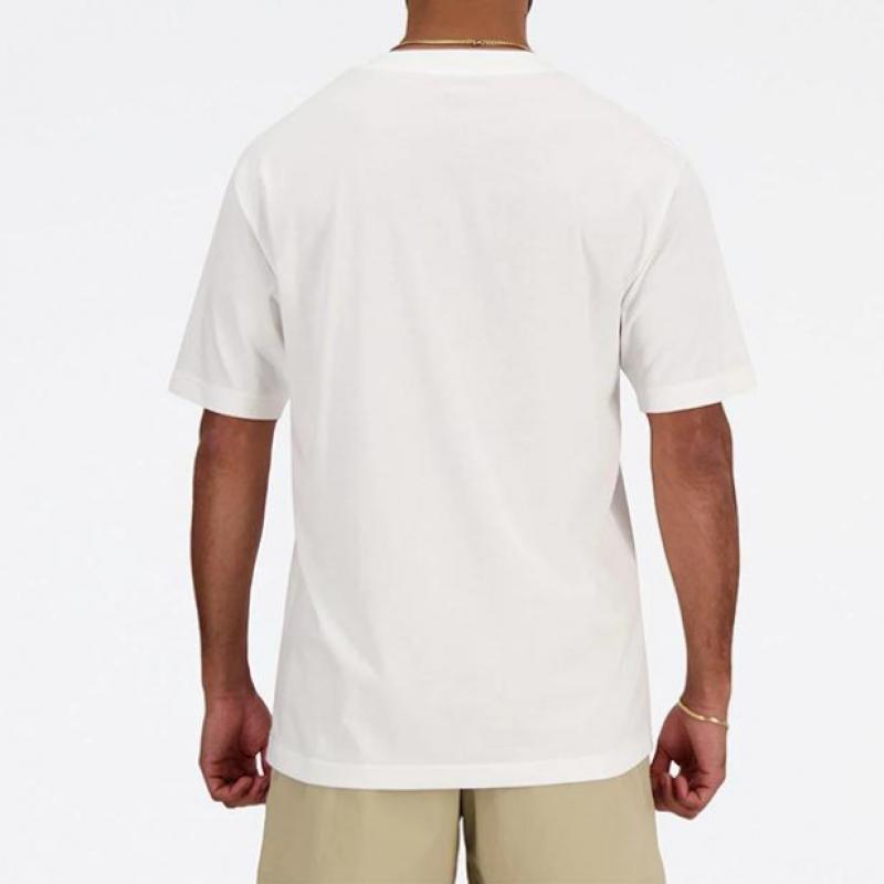 New Balance Half Club Short Sleeve Tee C28 Nbneecs031 10 Uni Small Logo