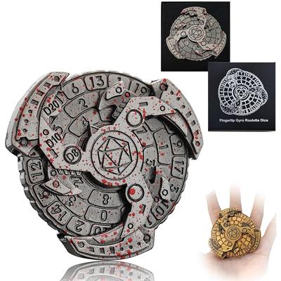 Игральная рулетка Shadow Dice Spinner для набора игральных костей DND, игральные кости Dragon Metallic 7-в-1 с подарочным футляром для игры Dungeons and Dragon, настольная ролевая игра в подарок