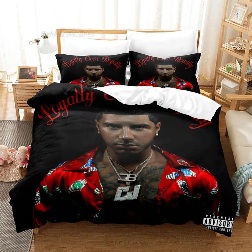 Anuel Aa Real Hasta La Постельное белье Single Twin Full Queen King Size Кровать Комплект для детской спальни Пододеяльники Наборы с 3D-принтом