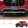 For HONDA WR-V WRV 2024 2025 ABS Black Front Bumper Lower Middle Net Mesh Grille Grill Around Cover Trim Exterior Car styling Cu