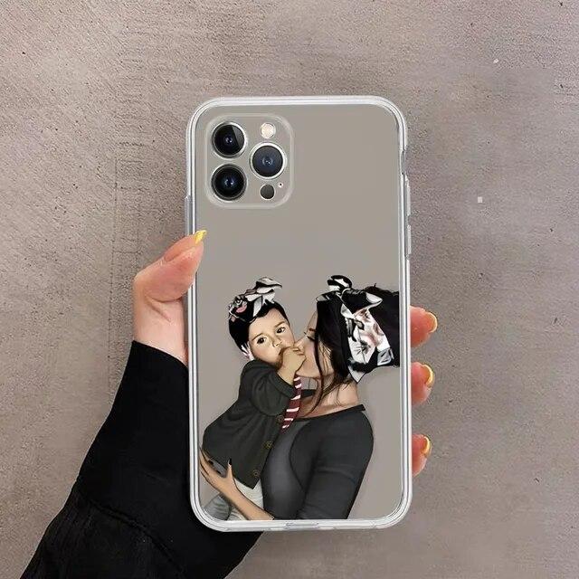 Мягкий телефон с милой анимацией для Iphone Pro 11 Mini 13 7 XS 6 6s X XR Max Plus 14 8 12, мягкий силиконовый прямой чехол из ТПУ