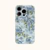 Синий ЦветокДля Магнитного Чехла для Телефона для IPhone 17 16 15 14 13 Pro Max Plus Однослойный Двухслойный Прочный Чехол