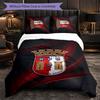 Braga FC Themed Bedding 3Pcs Duvet Cover Set Decorative Bed Linen For Teen Room Home Decoration